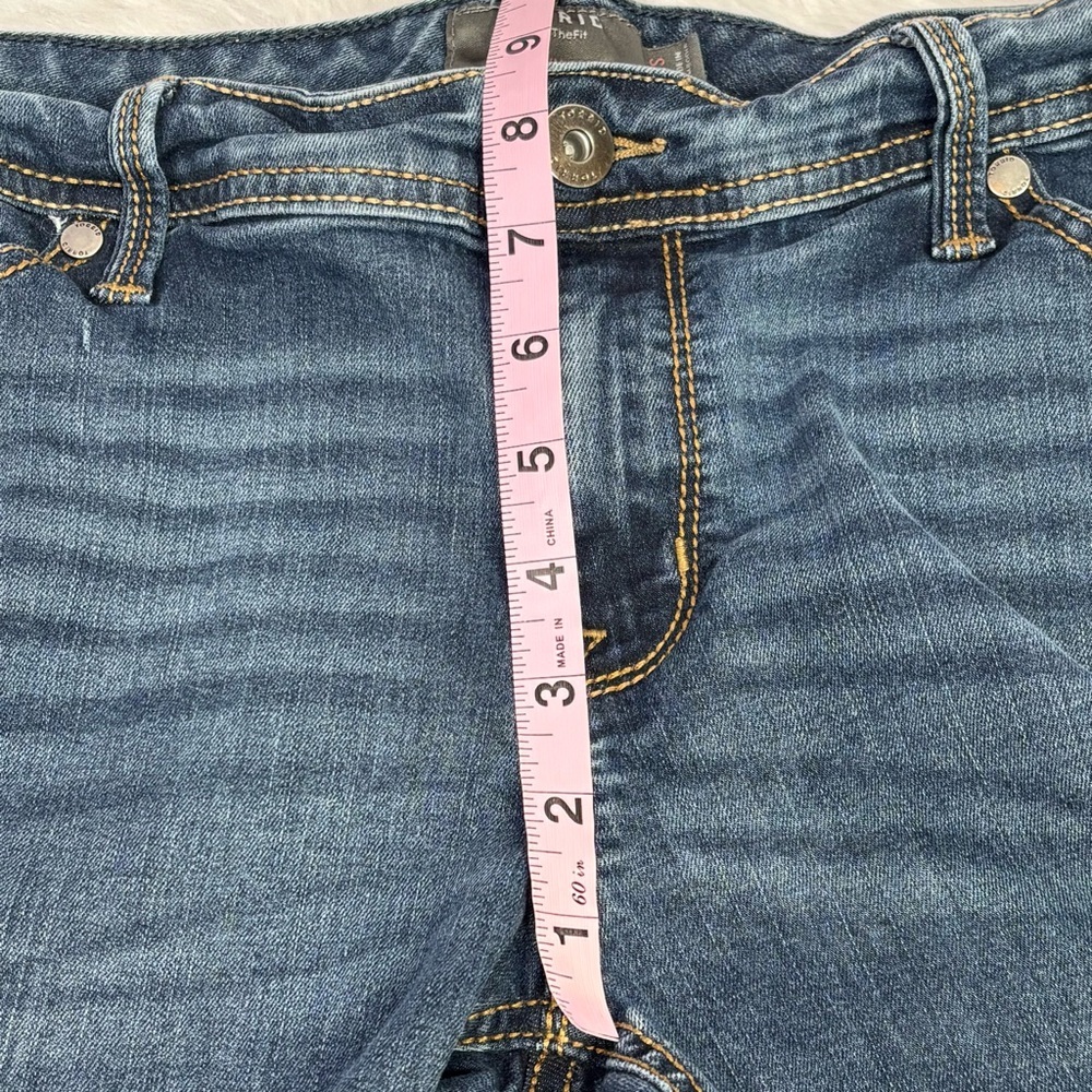 Torrid Size 12S Short Luxe Slim Boot Bootcut Jeans Super Stretch Mid Rise in EUC - Picture 14 of 15